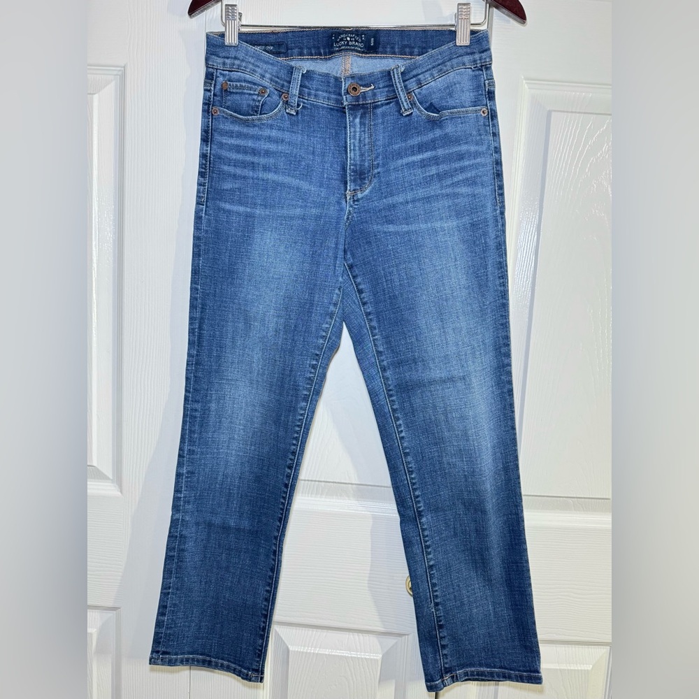Lucky Brand #7W13485 SWEET CROP in Northwest Indigo - Size: 6/28